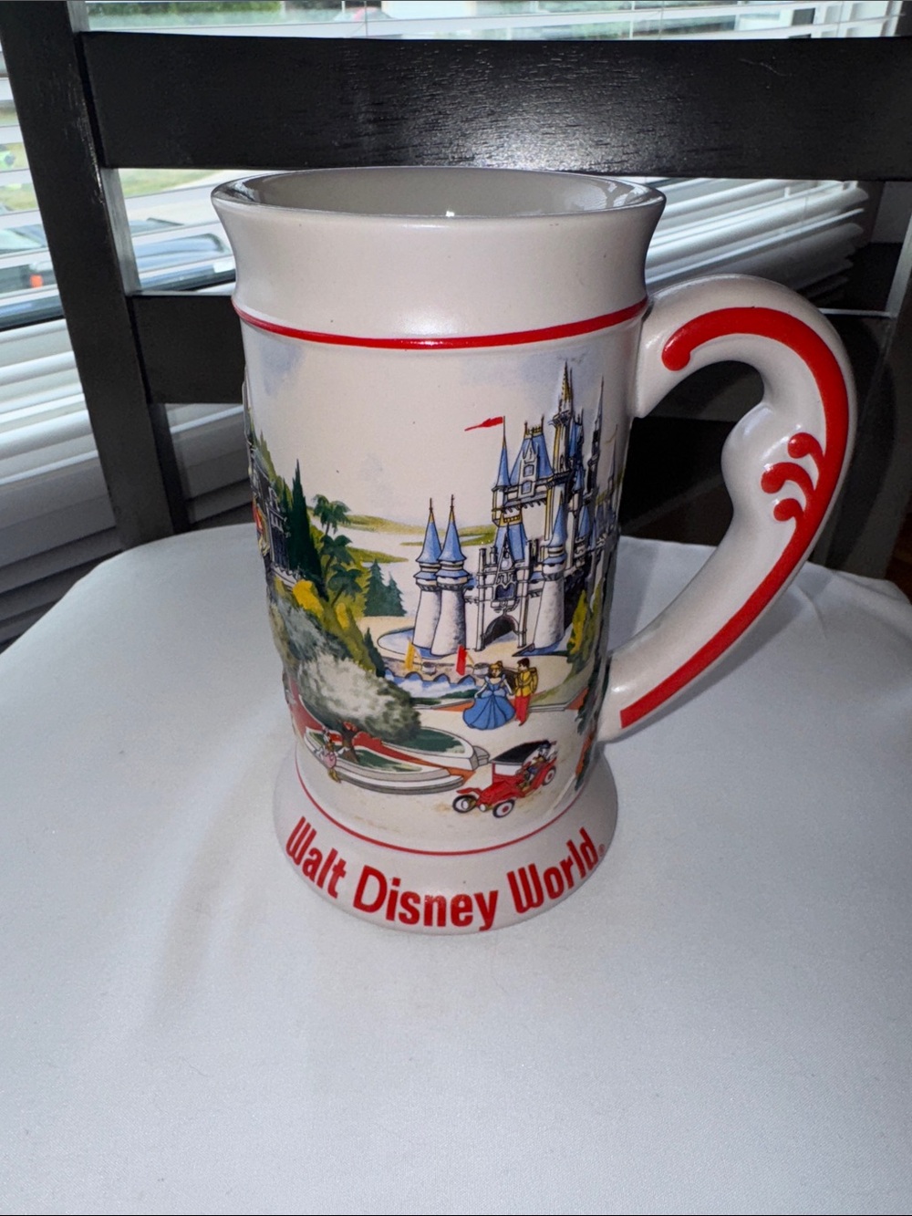 Walt Disney World Magic Castle Main Street Magic Kingdom 3D Embossed Stein Mug